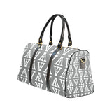 F-FIVE TRAVEL BAG GREY/WHITE with Black Straps