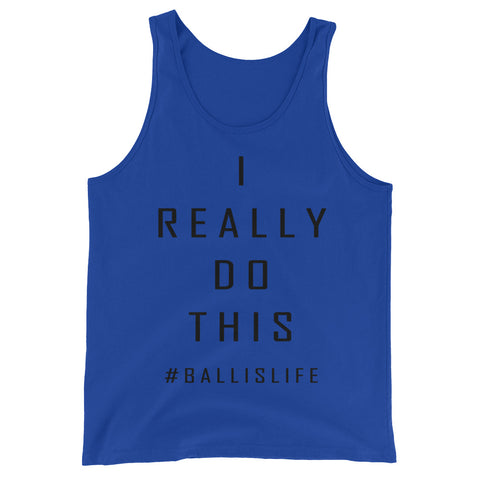 I Really Do This #BallIsLife Graphic Tank Top for Men