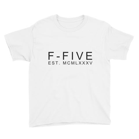 F-FIVE EST. MCMLXXXV Graphic Tee for Youth Kids