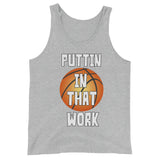 Puttin In That Work Graphic Tank Tops for Men