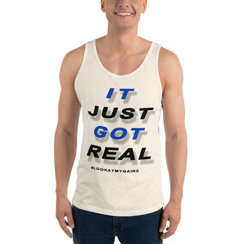 It Just Got Real Graphic Tank Top for Men