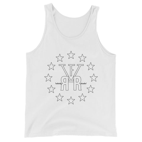 F-FIVE Stars and Logo Graphic Tank Top for Men