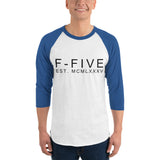 F-FIVE EST. MCMLXXXV 3/4 sleeve raglan shirt