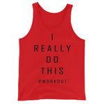 I Really Do This #WorkOut Graphic Tank Top for Men