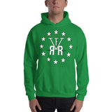 F-FIVE Stars and Logo Graphic Hooded Sweatshirts for Men and Women